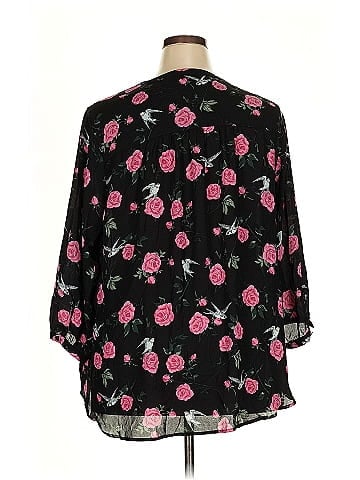 Torrid 3/4 Sleeve Blouse (view 2)