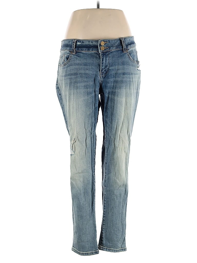 Soho JEANS NEW YORK & COMPANY Blue Jeans Size 10 - photo 1