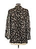 Chico's Design 100% Rayon Paisley Gray Long Sleeve Blouse Size L - photo 2