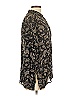 Chico's Design 100% Rayon Paisley Gray Long Sleeve Blouse Size L - photo 4