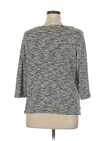 Alfred Dunner 3/4 Sleeve T-Shirt (view 2)