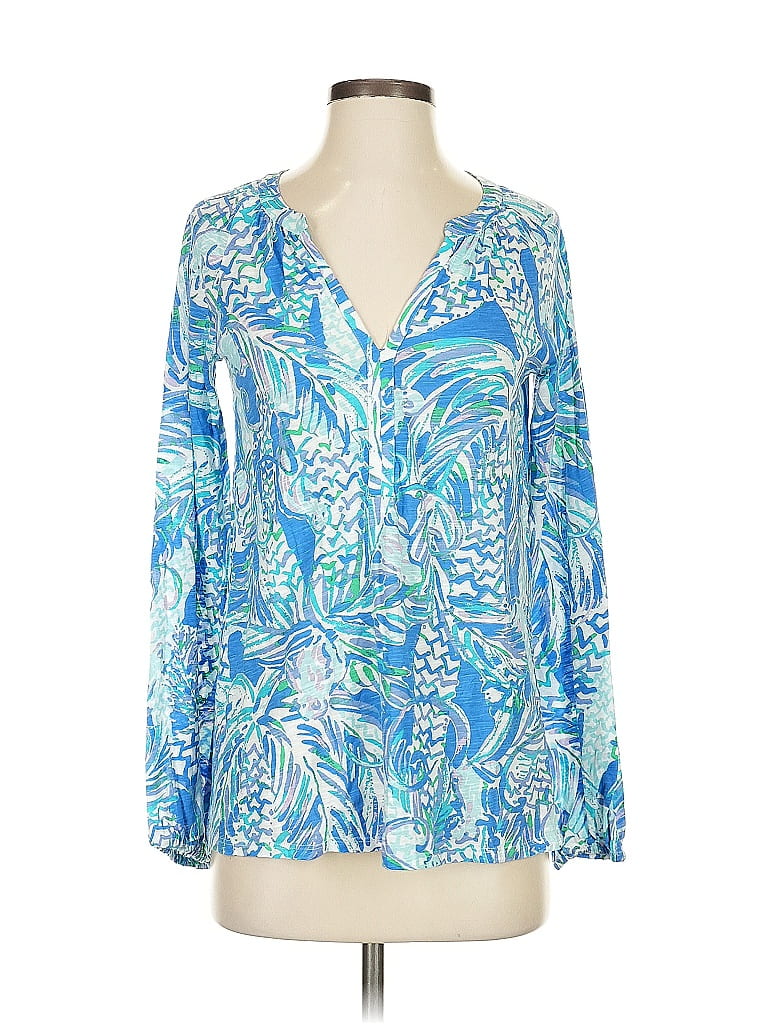 Blouse Designer By Lilly Pulitzer In Multi-colored, Size: Xs