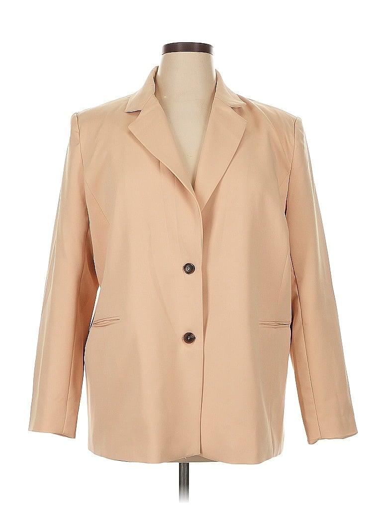 Pre-owned Ny & C Blazer Jacket In Brown