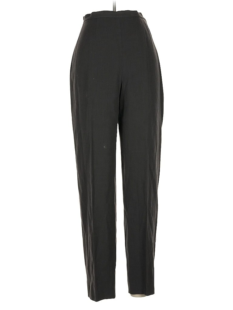 Giorgio Armani Solid Black Dress Pants Size EU 40 / US 10 - photo 1