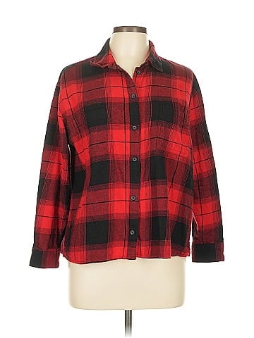 Old Navy 3/4 Sleeve Button-Down Shirt (view 1)