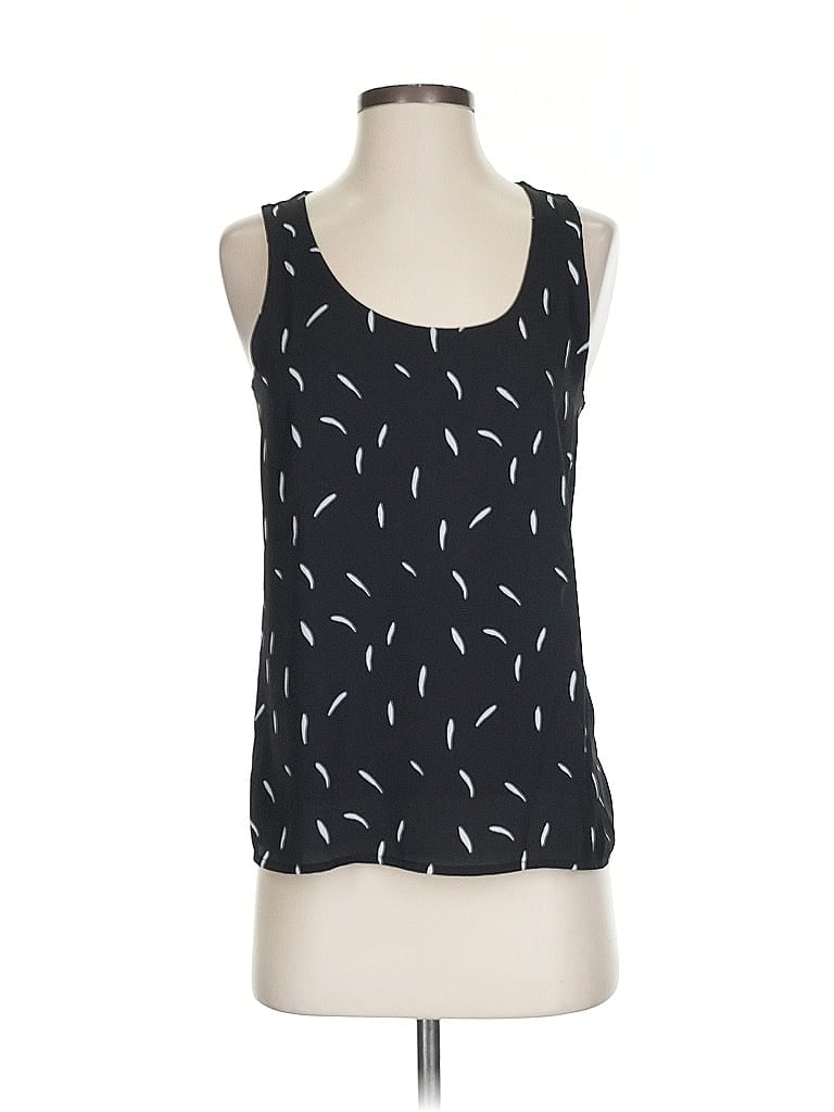 Ann Taylor Factory 100% Polyester Black Sleeveless Blouse Size XS - photo 1