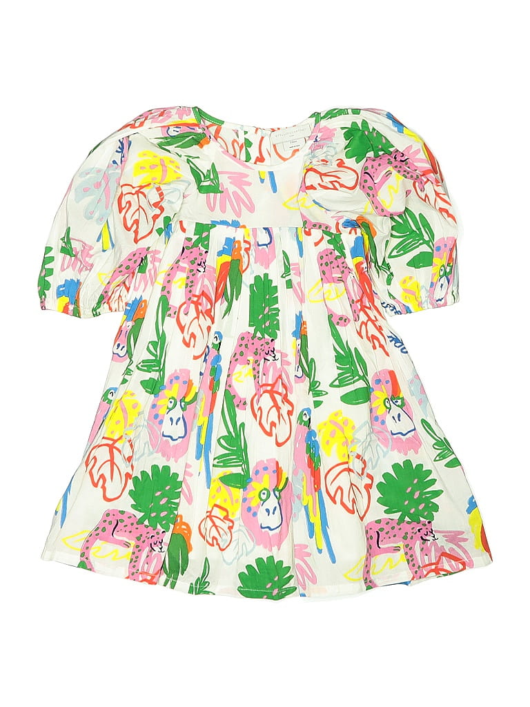Stella McCartney 100% Cotton Tropical White Dress Size 2 - photo 1