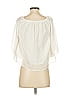 Mi ami 100% Polyester Ivory 3/4 Sleeve Blouse Size XS - photo 2