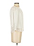 Mi ami 100% Polyester Ivory 3/4 Sleeve Blouse Size XS - photo 4