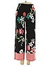 Susan Graver Floral Black Casual Pants Size XXS - photo 1