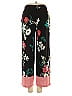 Susan Graver Floral Black Casual Pants Size XXS - photo 2