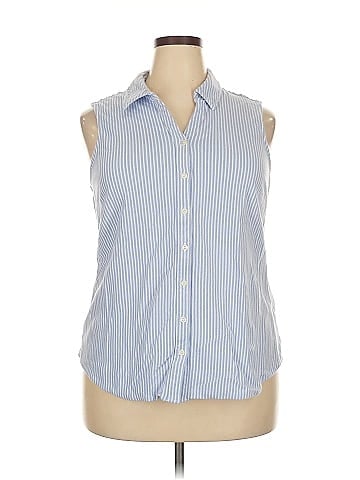 Charter Club Sleeveless Button-Down Shirt (view 1)