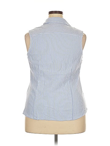 Charter Club Sleeveless Button-Down Shirt (view 2)