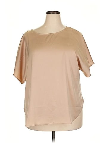Anne Klein Short Sleeve Blouse (view 1)