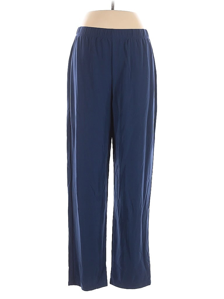 Susan Graver Blue Casual Pants Size M - photo 1