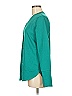 Isaac Mizrahi LIVE! 100% Cotton Teal Long Sleeve Blouse Size M - photo 5