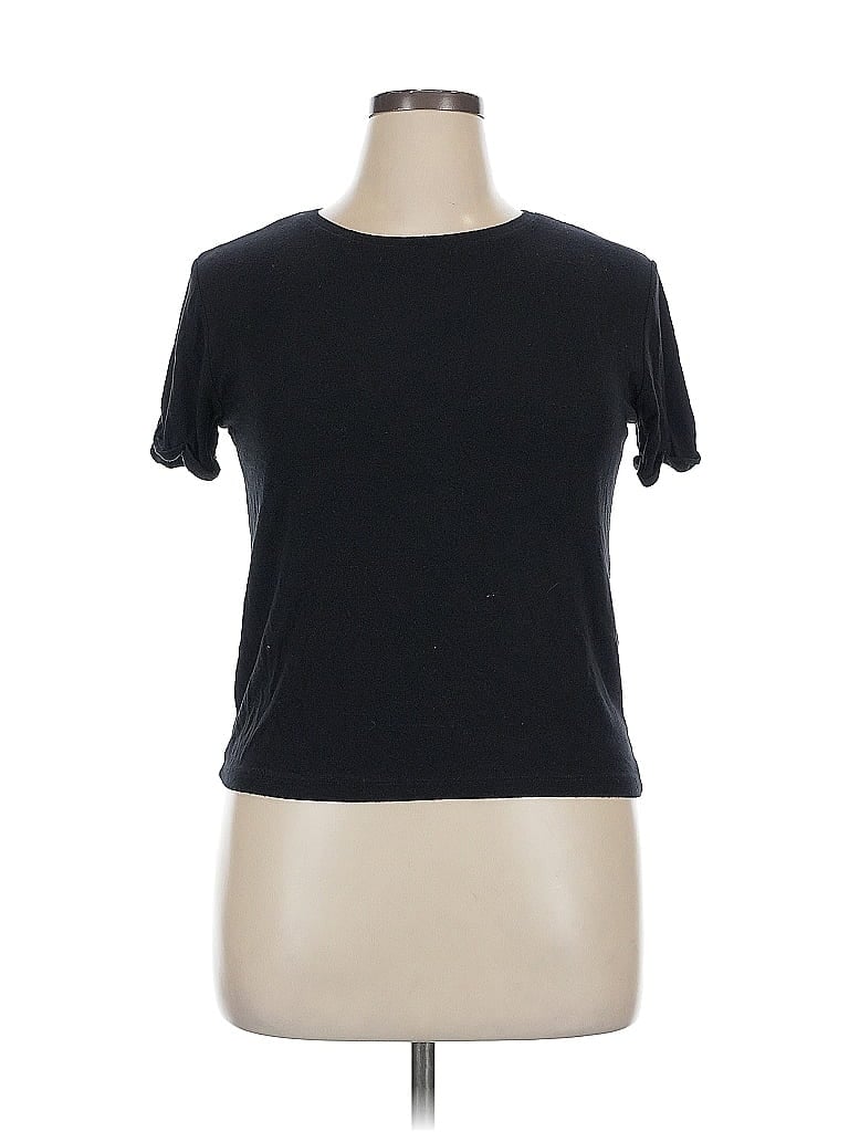 Zara W&B Collection Black Short Sleeve T-Shirt Size XL - photo 1