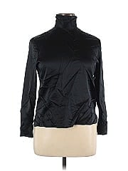 Linda Allard Ellen Tracy Long Sleeve Silk Top