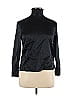 Linda Allard Ellen Tracy Black Long Sleeve Silk Top Size 16 - photo 1