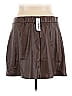The Drop 100% Polyurethane Brown Faux Leather Skirt Size 4X - photo 2