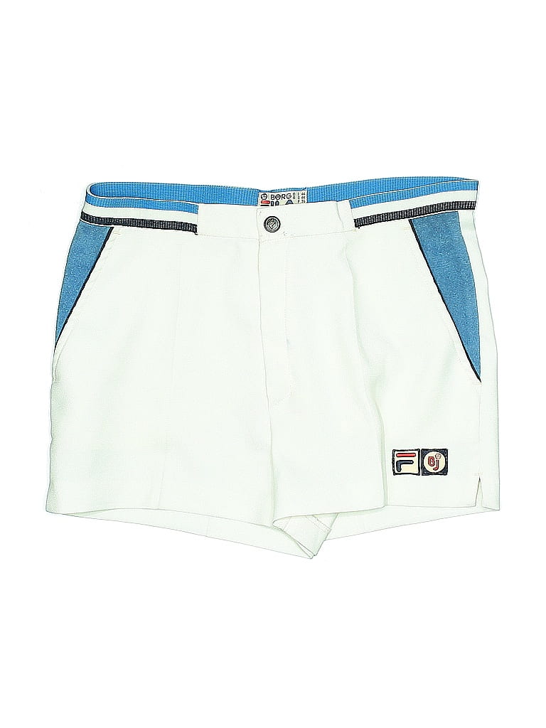 FILA Color Block White Athletic Shorts Size 28 waist - photo 1