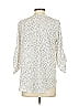 West Kei 100% Polyester Polka Dots Ivory White 3/4 Sleeve Blouse Size S - photo 2