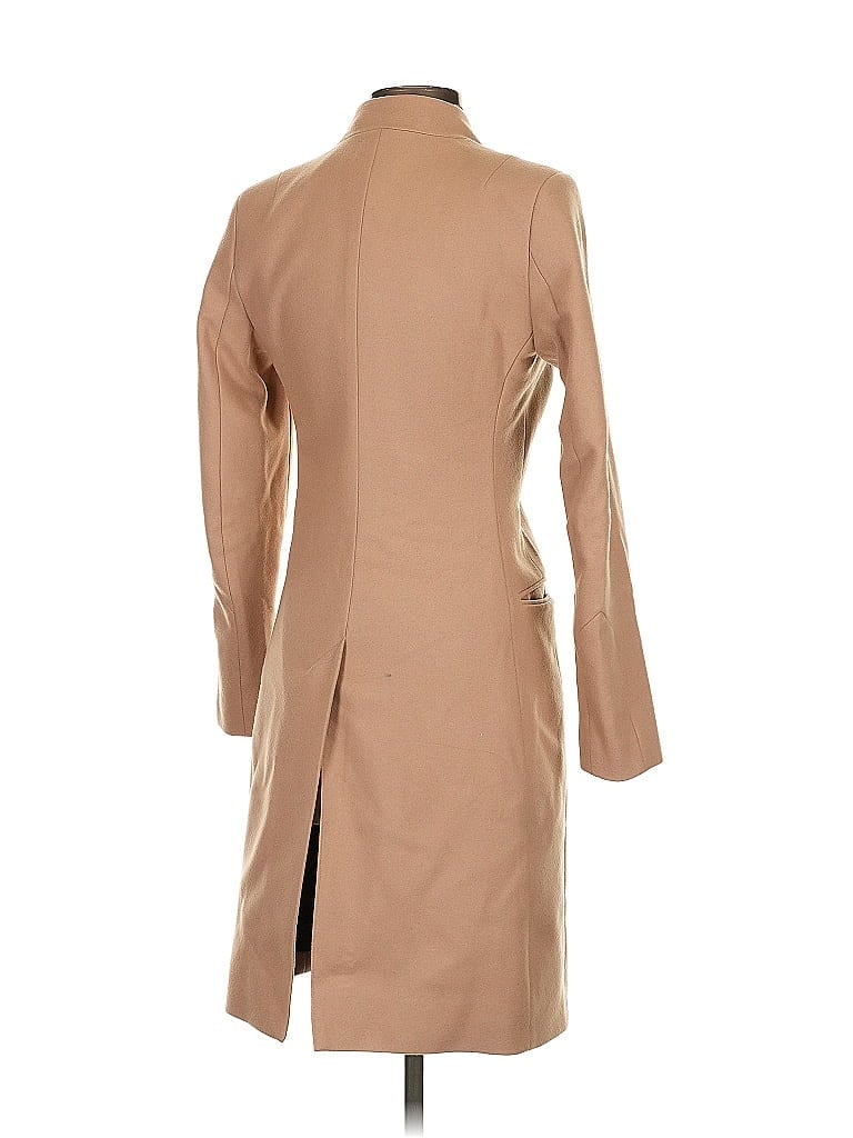 ALLSAINTS Tan Wool Coat Size 2 - photo 1