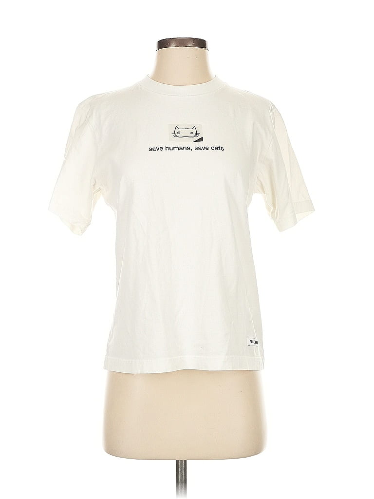 UT for Uniqlo 100% Cotton Ivory Short Sleeve T-Shirt Size XS - photo 1