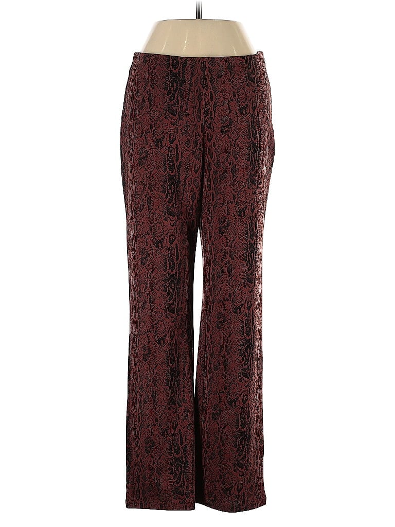 LEITH Pre-owned Casual Pants In Burgundy