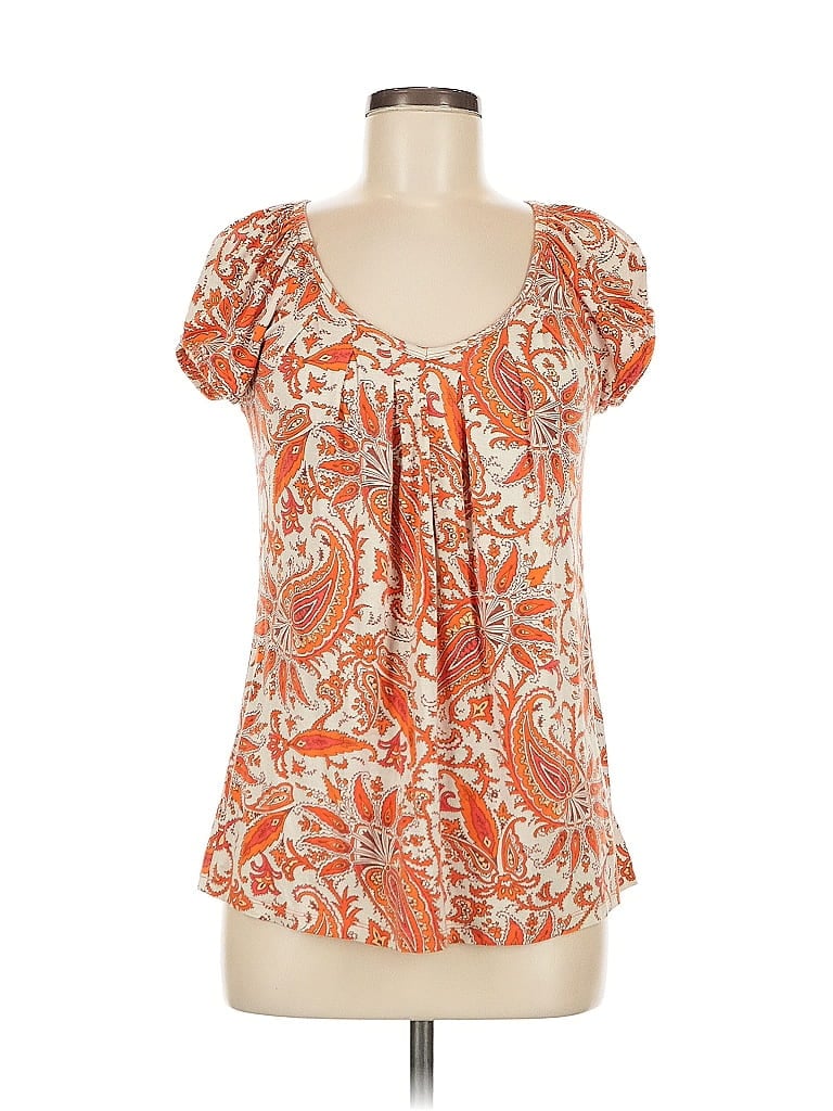 MICHAEL MICHAEL KORS Pre-owned Short Sleeve Blouse In Orange