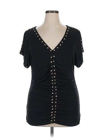 Carmen Carmen Marc Valvo Short Sleeve Top (view 1)
