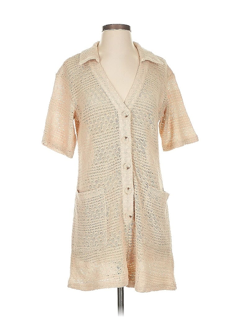 Pre-owned Mahina Cardigan Sweater In Brown