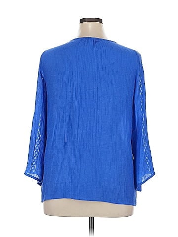Counterparts 3/4 Sleeve Blouse (view 2)