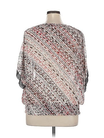 a.n.a. A New Approach 3/4 Sleeve Blouse (view 2)