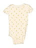 Just One You Made by Carter's Print Yellow Short Sleeve Onesie 12-18 MO / 18 MO - photo 1