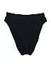 Shade & Shore 100% Polyester Solid Black Swimsuit Bottoms Size S - photo 1