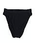 Shade & Shore 100% Polyester Solid Black Swimsuit Bottoms Size S - photo 2
