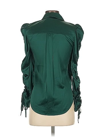 Veronica Beard Long Sleeve Silk Top (view 2)