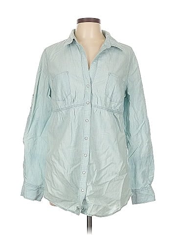 Express Long Sleeve Button-Down Shirt (view 1)