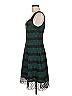 Donna Ricco Chevron-herringbone Green Cocktail Dress Size 8 - photo 5
