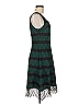 Donna Ricco Chevron-herringbone Green Cocktail Dress Size 8 - photo 4
