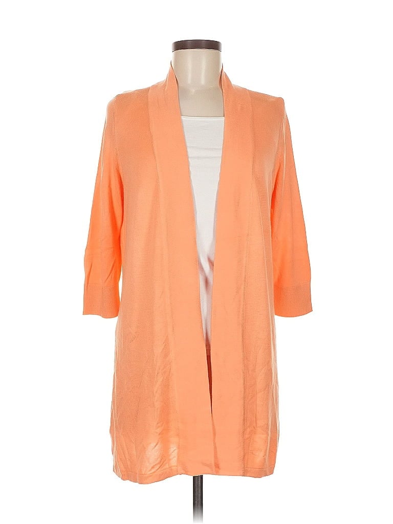 Pre-owned Chico's Cardigan Sweater In Orange