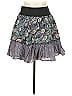 Xhilaration Paisley Blue Casual Skirt Size L - photo 1