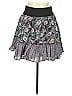 Xhilaration Paisley Blue Casual Skirt Size L - photo 2