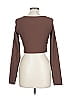 Worth Brown Long Sleeve Top Size 10 - photo 2