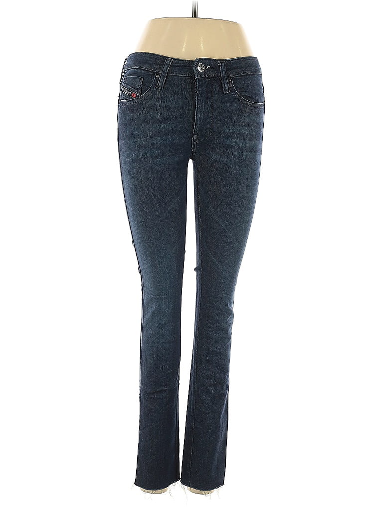 Diesel 100% Spandex Hearts Blue Jeans Size 26 waist - photo 1