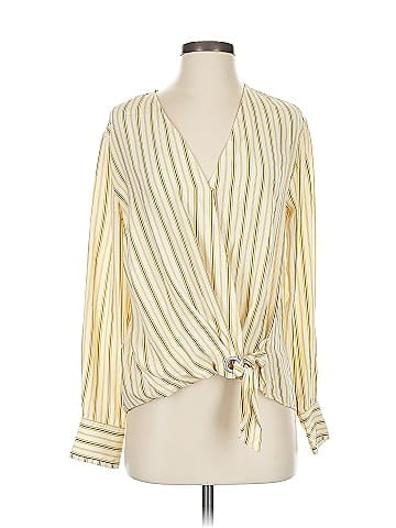 Rag & Bone Long Sleeve Silk Top (view 1)
