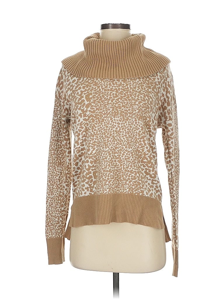 Pre-owned Michael Michael Kors Turtleneck Sweater In Brown