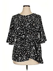 Lane Bryant Outlet 3/4 Sleeve Blouse