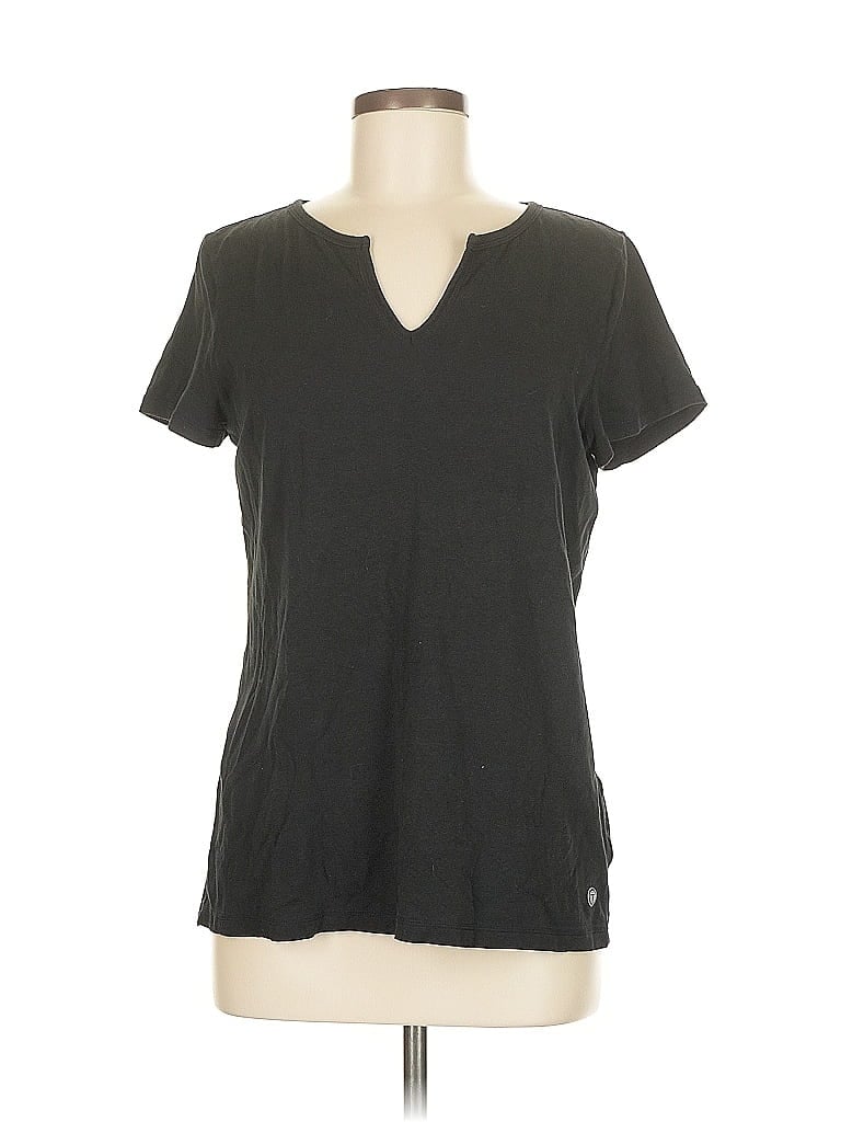 T by Talbots Gray Short Sleeve T-Shirt Size M - photo 1